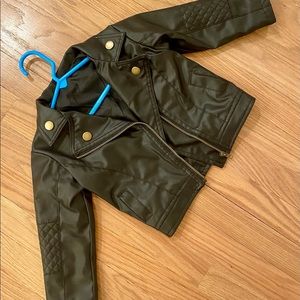 Black Faux Leather Jacket